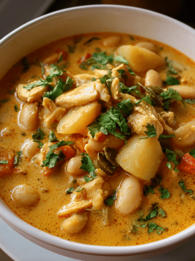 Tuscan sausage and kale soup with coconut milk