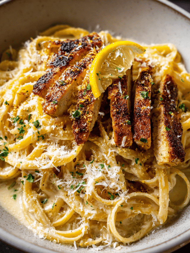 30-Minute Lemon Butter Chicken Pasta with Creamy Sauce