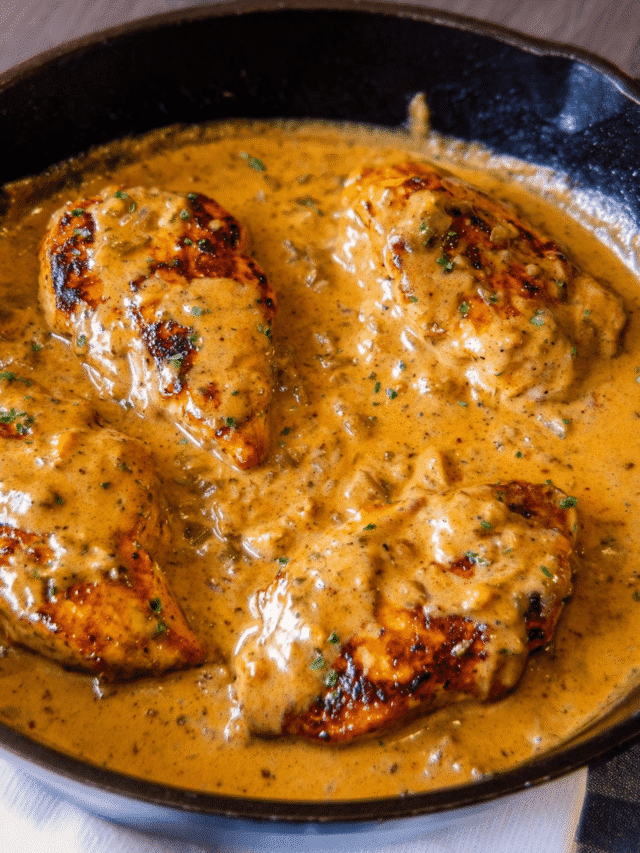 Honey Mustard Chicken Skillet Dinner with Creamy Dijon Sauce