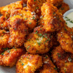 crispy air fryer chicken wings served in bowl