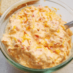 Creamy homemade pimiento cheese spread in a bowl