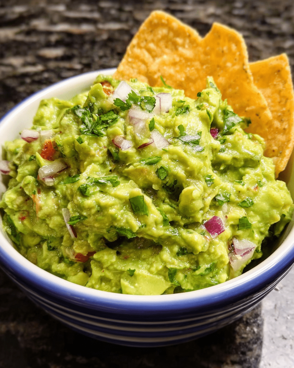 How to Make the Best Guacamole in a bowl with tortilla chips