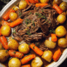 slow cooker pot roast with carrots and potatoes